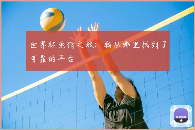 世界杯竞猜之旅:我从哪里找到了可靠的平台